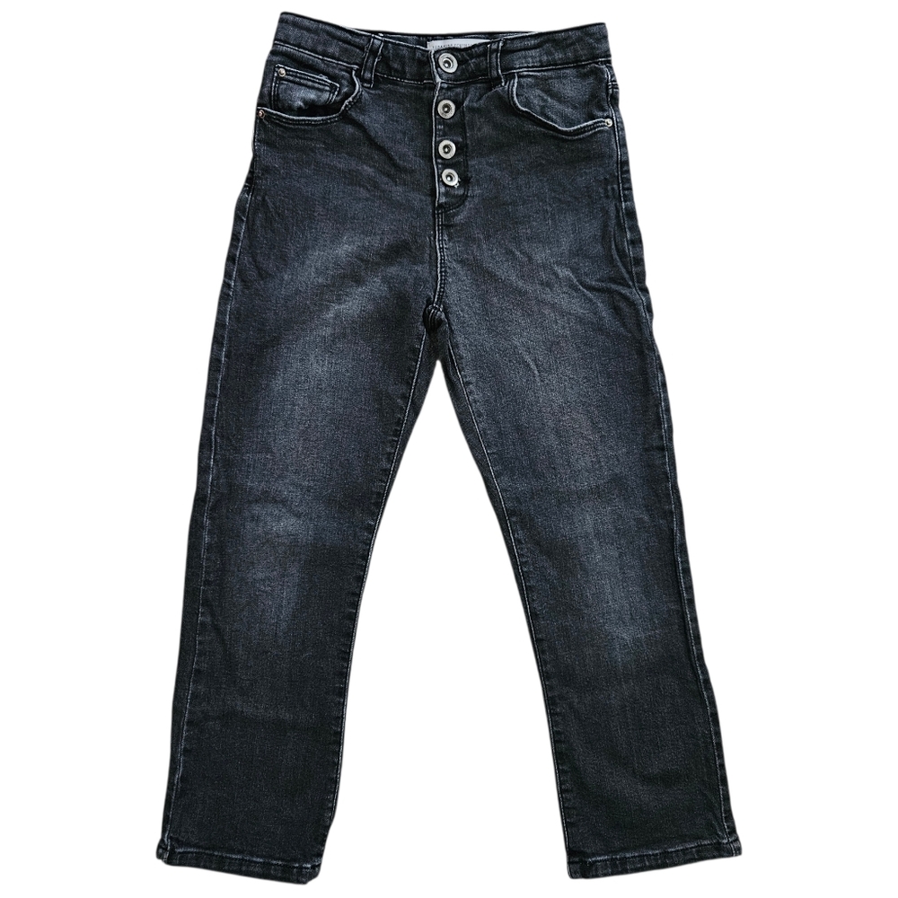 Zara Kids Size 8 Black Jeans Straight Fit